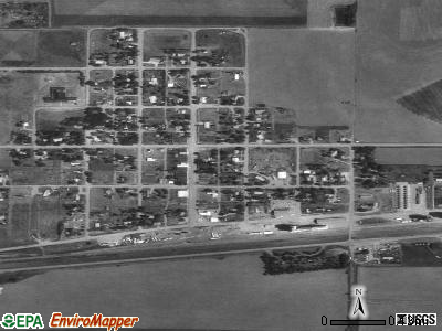 Kanorado satellite photo by USGS