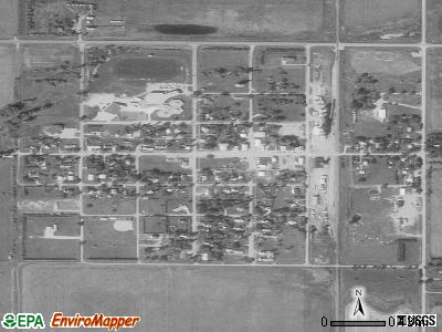 Mellette satellite photo by USGS