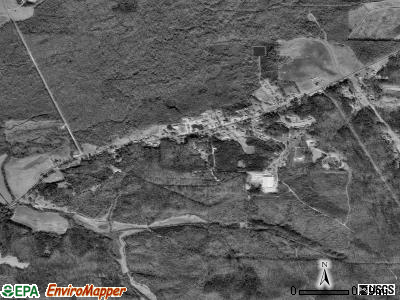 Detroit satellite photo by USGS