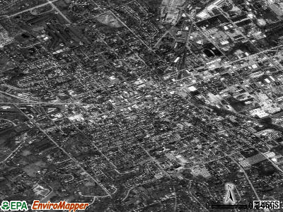 West Chester satellite photo by USGS