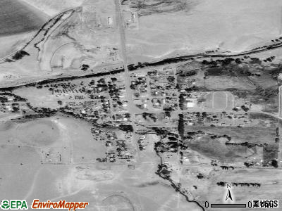 Paisley satellite photo by USGS