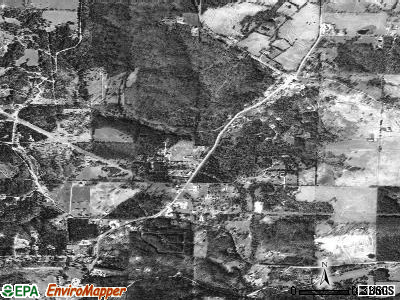 Pineville satellite photo by USGS