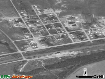 Brockton satellite photo by USGS