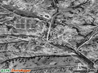 Superior satellite photo by USGS