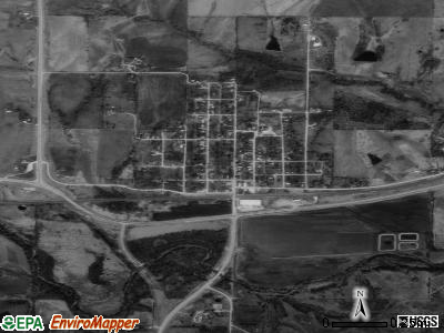Lucas satellite photo by USGS