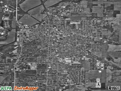 New Castle satellite photo by USGS
