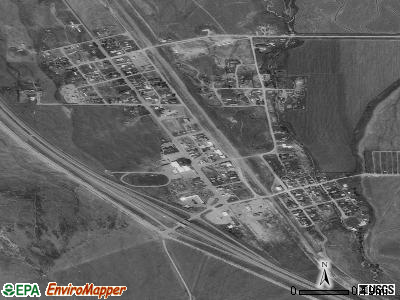 Lima satellite photo by USGS