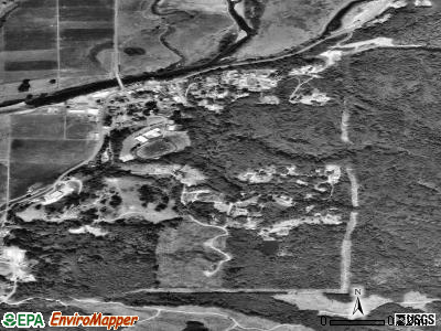 Cloverdale satellite photo by USGS