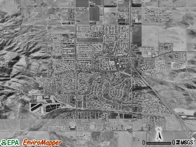 Sun City satellite photo by USGS