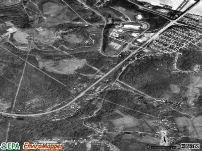 Twilight satellite photo by USGS