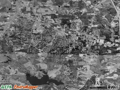 Garner satellite photo by USGS