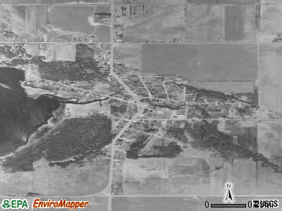 Garden satellite photo by USGS