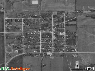 Hurdland satellite photo by USGS