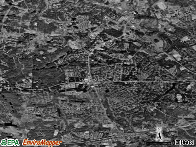 Evans satellite photo by USGS
