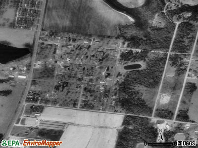Santa Claus satellite photo by USGS
