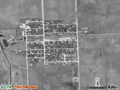 Buckingham satellite photo by USGS