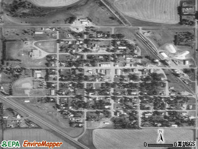 Hazelton satellite photo by USGS