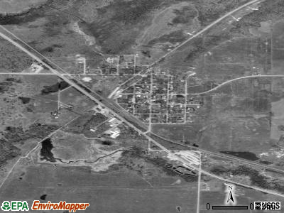 Copemish satellite photo by USGS