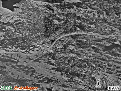 Orinda satellite photo by USGS