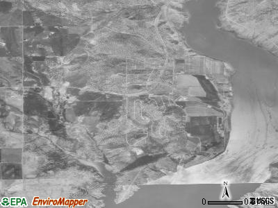 Arboles satellite photo by USGS