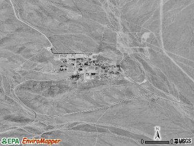 Goodsprings satellite photo by USGS