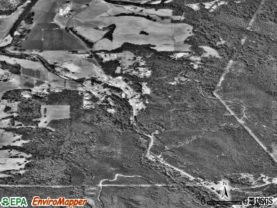 Hebo satellite photo by USGS