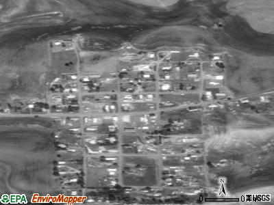 Onaway satellite photo by USGS