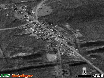 Aristes satellite photo by USGS