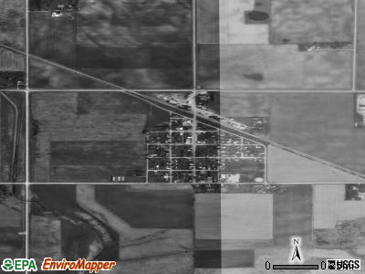 Hanlontown satellite photo by USGS