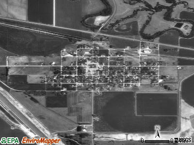 Kirwin satellite photo by USGS