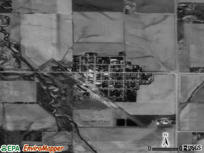Clutier satellite photo by USGS