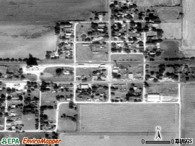 Belvue satellite photo by USGS