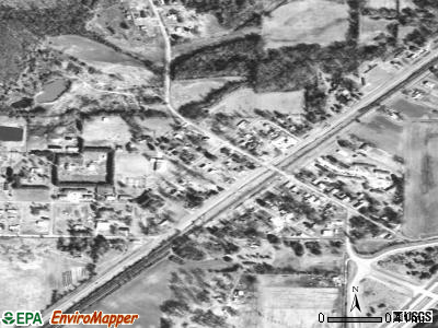 Russell satellite photo by USGS