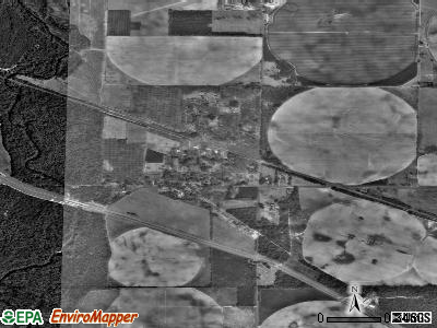 Brinson satellite photo by USGS