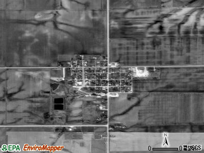 Packwood satellite photo by USGS