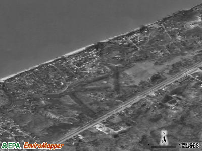Grand Beach satellite photo by USGS