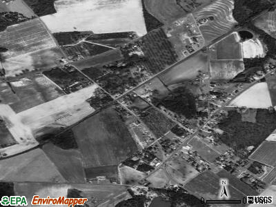 Monetta satellite photo by USGS