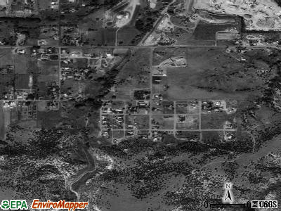 Mill Spring satellite photo by USGS