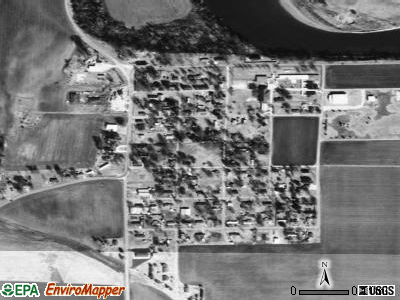Oil Trough satellite photo by USGS