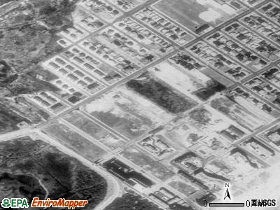 Diamond Beach satellite photo by USGS