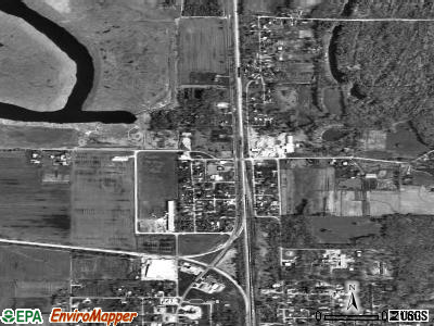 St. Johns satellite photo by USGS