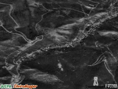 Wardner satellite photo by USGS