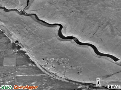 Mesa satellite photo by USGS
