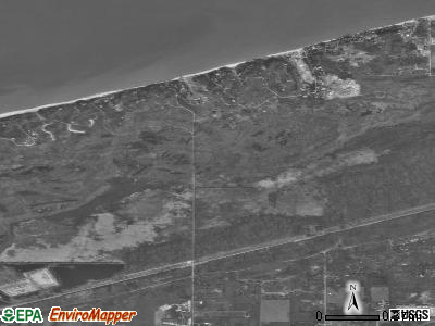 Dune Acres satellite photo by USGS