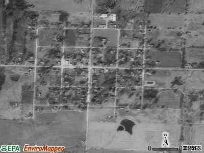 Amoret satellite photo by USGS