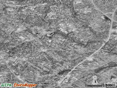 Takoma Park satellite photo by USGS