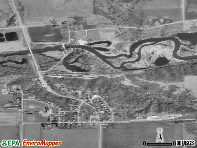 Linn Grove satellite photo by USGS