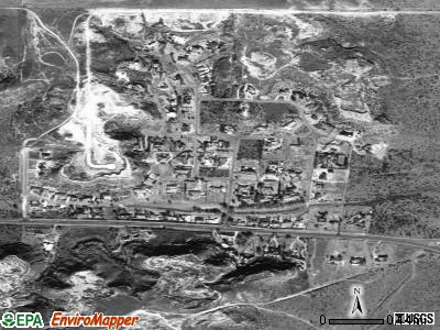 Bishop Hills satellite photo by USGS