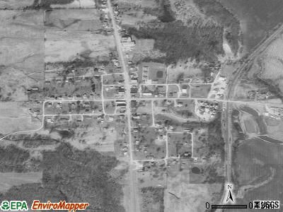 Newtown satellite photo by USGS