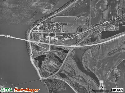 Gulf Port satellite photo by USGS